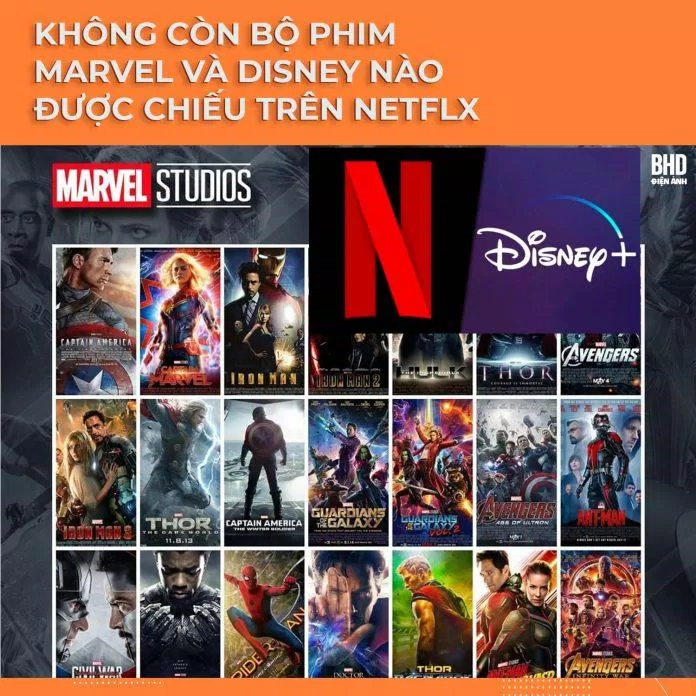 Disney rút vũ trụ Marvel khỏi Netflix (Nguồn: Internet)