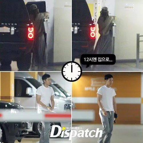 Hình ảnh Yoona và Lee Seung Gi do Dispatch bắt gặp (ảnh: Internet)