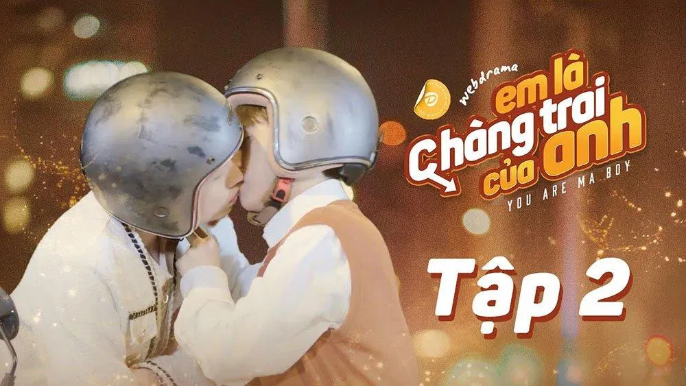 Màn chạm môi cuối tập 2 hóa ra chỉ là cú lừa. (Ảnh: Internet)