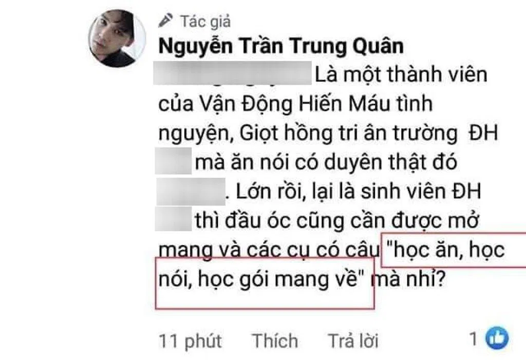 Học ăn học nói học gói mang về (Nguồn: Internet)