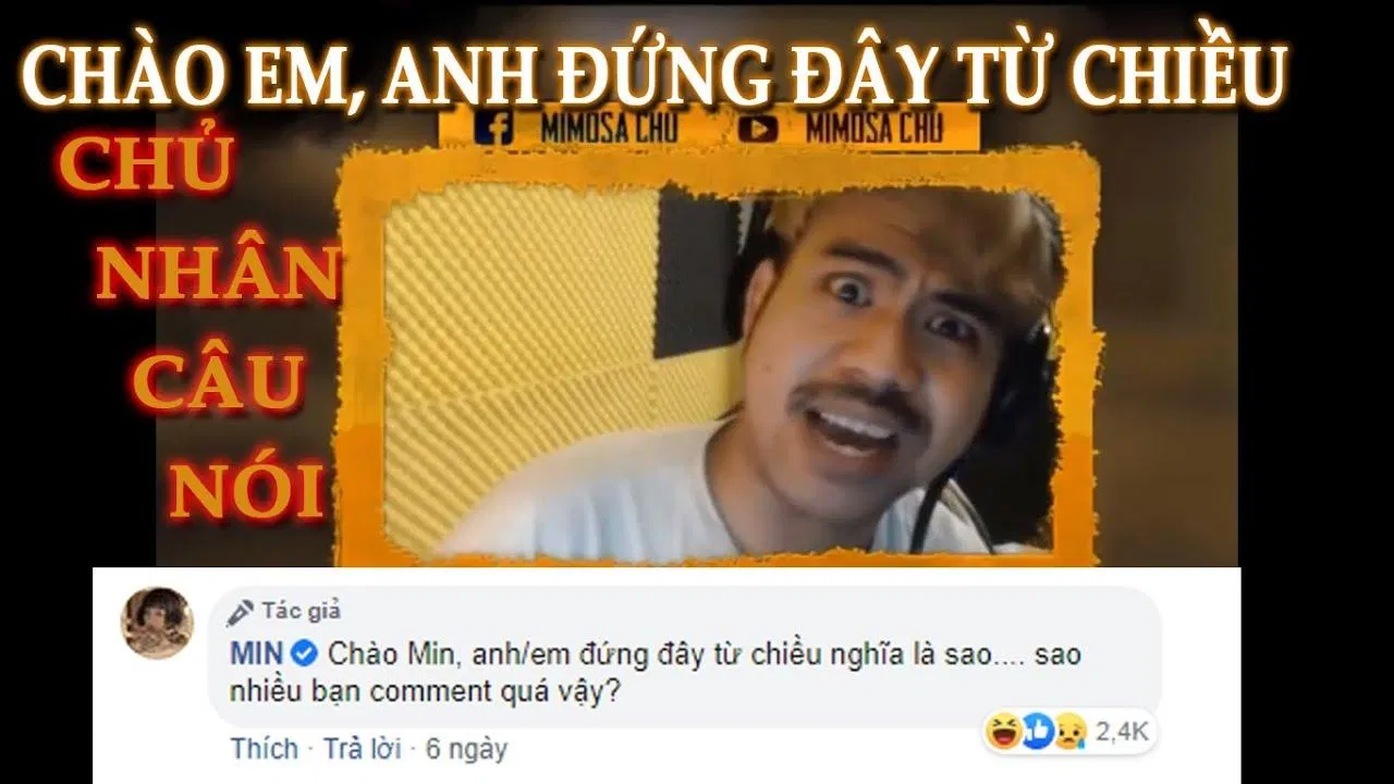 Chào em, anh đứng đây từ chiều (Nguồn: Internet)