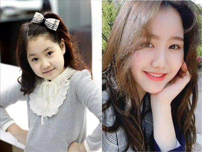 Từ một cô bé mũm mĩm, Jin Ji Hee đã "dậy thì thành công" khi lột xác thành một thiếu nữ xinh đẹp dịu dàng (Nguồn: Internet).