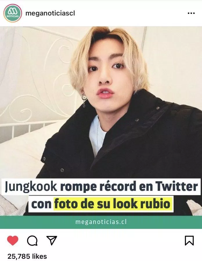 Jungkook quả thật xứng đáng với danh hiệu "Ông vua mạng xã hội" phải không nào? (Ảnh: Internet)