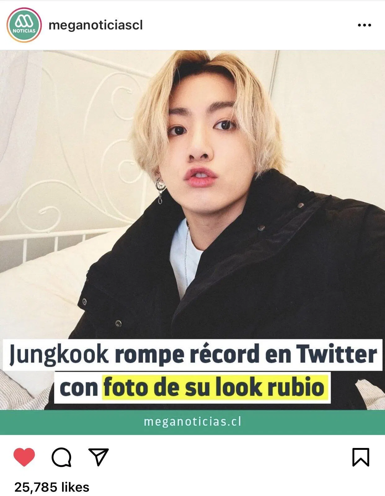 Jungkook quả thật xứng đáng với danh hiệu "Ông vua mạng xã hội" phải không nào? (Ảnh: Internet)