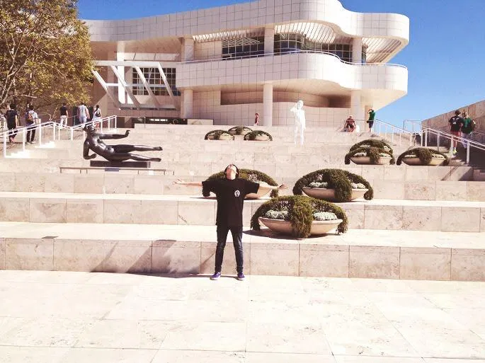 Hình ảnh Jungkook trong chuyến đi học tập tại Los Angeles (Ảnh: Internet)