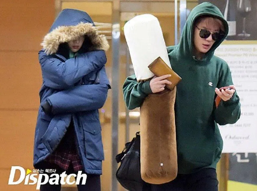 Hình ảnh Hani và Junsu do Dispatch bắt gặp (ảnh: Internet)