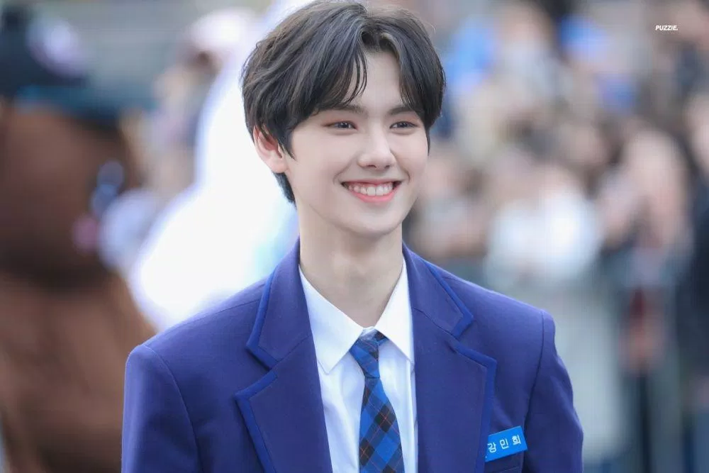 Kang Min Hee khi tham gia ProduceX101 (Ảnh: Internet).