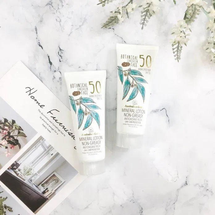 Kem chống nắng Australian Gold Botanical Sunscreen Tinted Face Mineral Lotion SPF 50 (ảnh: internet)