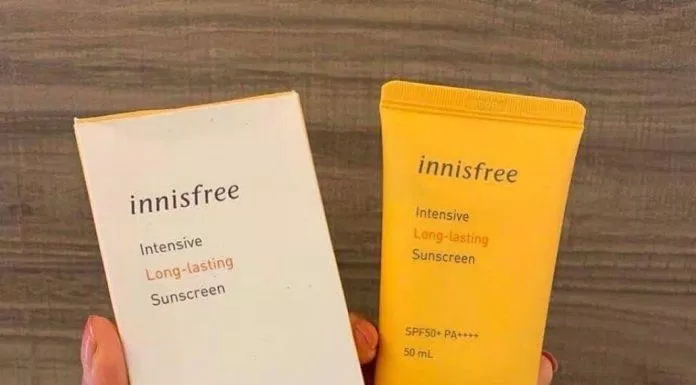 Kem chống nắng Innisfree Intensive Sunscreen có độ SPF 50+ và PA++++ (Nguồn: Internet).