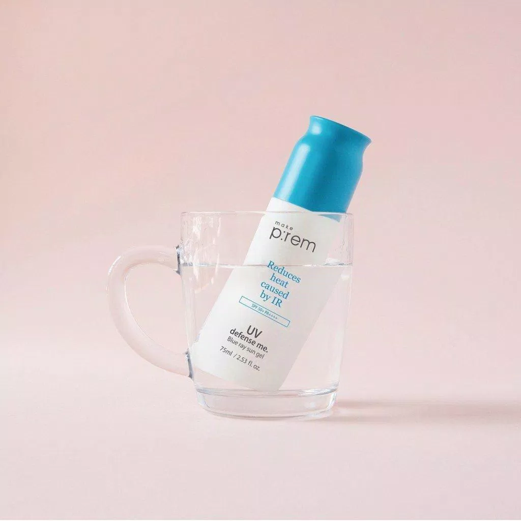 Kem chống nắng Make P:rem UV Defense Me. Blue Ray Sun Gel SPF 50+ PA++++ sở hữu bảng thành phần vô cùng tự nhiên (ảnh: internet)
