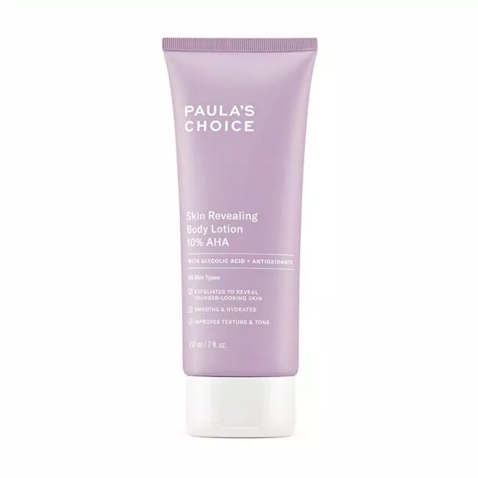 Kem dưỡng ẩm Paula’s Choice Resist Skin Revealing Body Lotion With 10% AHA mang lại hiệu quả cao với các thành phần chiết xuất từ thiên nhiên