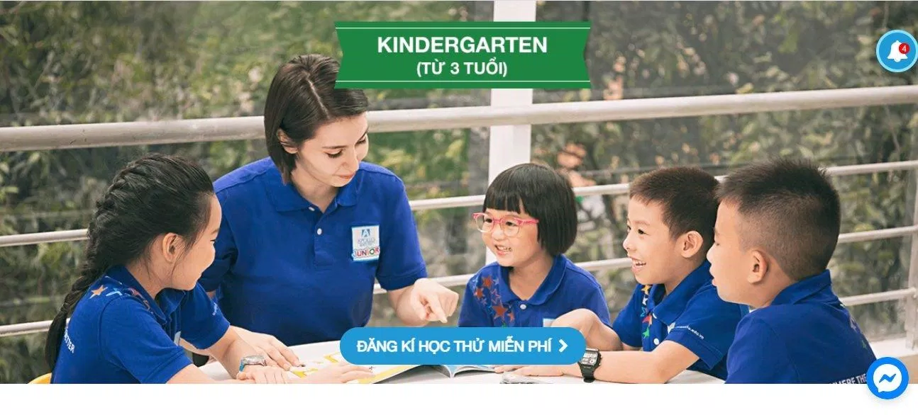 Khóa học tiếng Anh mẫu giáo (ảnh: BlogAnChoi) Khóa học tiếng Anh mẫu giáo (ảnh: BlogAnChoi)