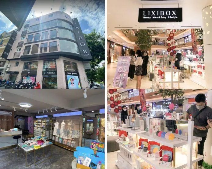 Không gian mua sắm hiện đại và sang trọng bên trong các cửa hàng Lixibox (Nguồn: Lixibox)