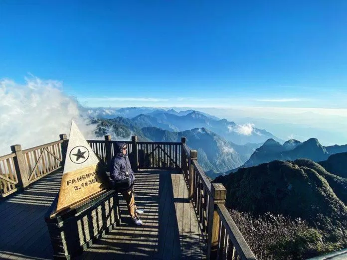 Fansipan có độ cao lên đến 3143 mét (Nguồn: Internet)