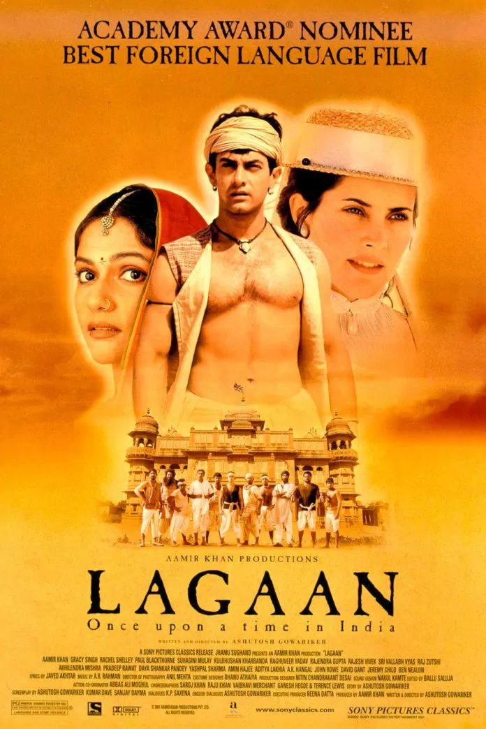 Poster phim Lagaan: Once upon a time in India (Nguồn: Internet)