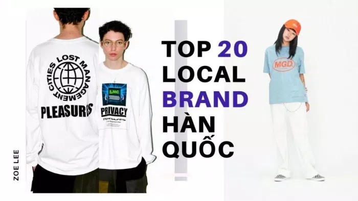 Top 20 Local Brand Hàn Quốc