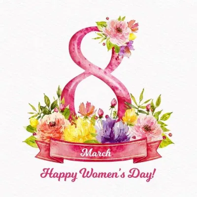 Mẫu thiệp chúc mừng ngày Quốc tế Phụ nữ 8/3 đẹp, mới nhất 2022. (Ảnh: Internet)