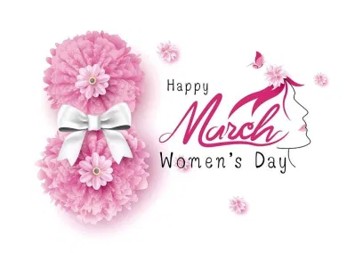 Mẫu thiệp chúc mừng ngày Quốc tế Phụ nữ 8/3 đẹp, mới nhất 2022. (Ảnh: Internet)