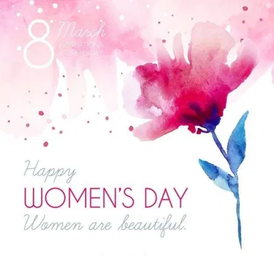 Mẫu thiệp chúc mừng ngày Quốc tế Phụ nữ 8/3 đẹp, mới nhất 2022. (Ảnh: Internet)