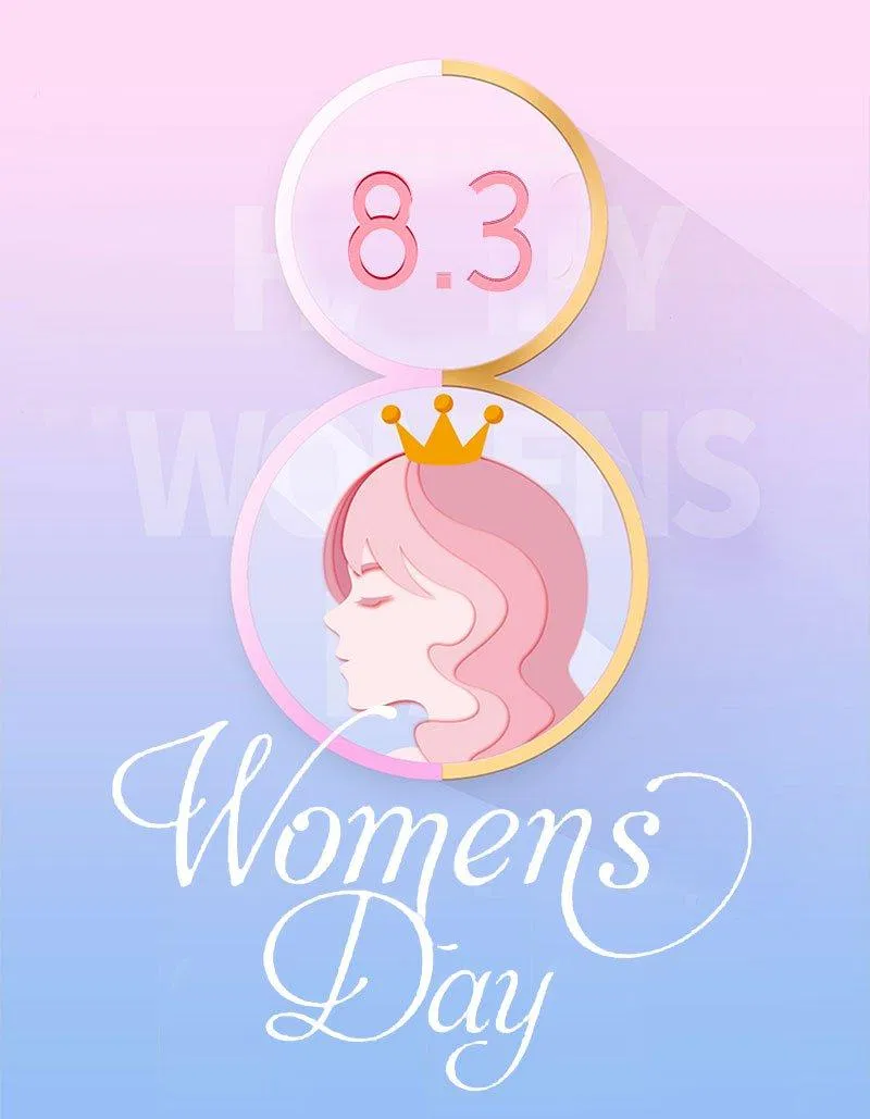 Mẫu thiệp chúc mừng ngày Quốc tế Phụ nữ 8/3 đẹp, mới nhất 2022. (Ảnh: Internet)