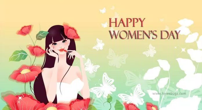 Tấm thiệp chúc mừng 8/3 cho cô em gái tuổi teen thích mơ mộng. (Ảnh: Internet)