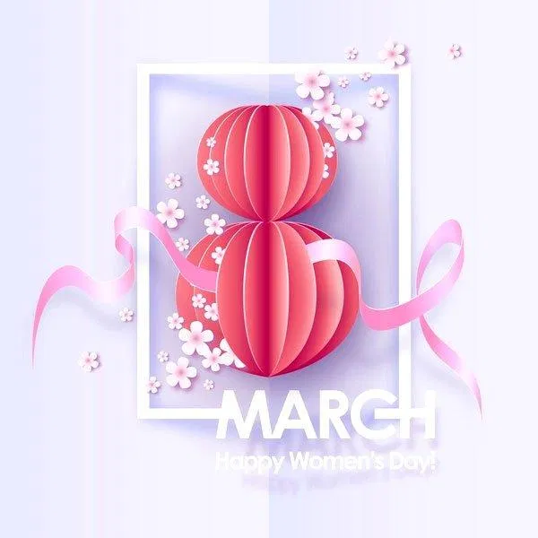 Mẫu thiệp chúc mừng ngày Quốc tế Phụ nữ 8/3 đẹp, mới nhất 2022. (Ảnh: Internet)