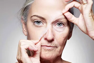 Hãy cùng niacinamide tạm biệt những nết nhăn nào. (Nguồn: Internet).