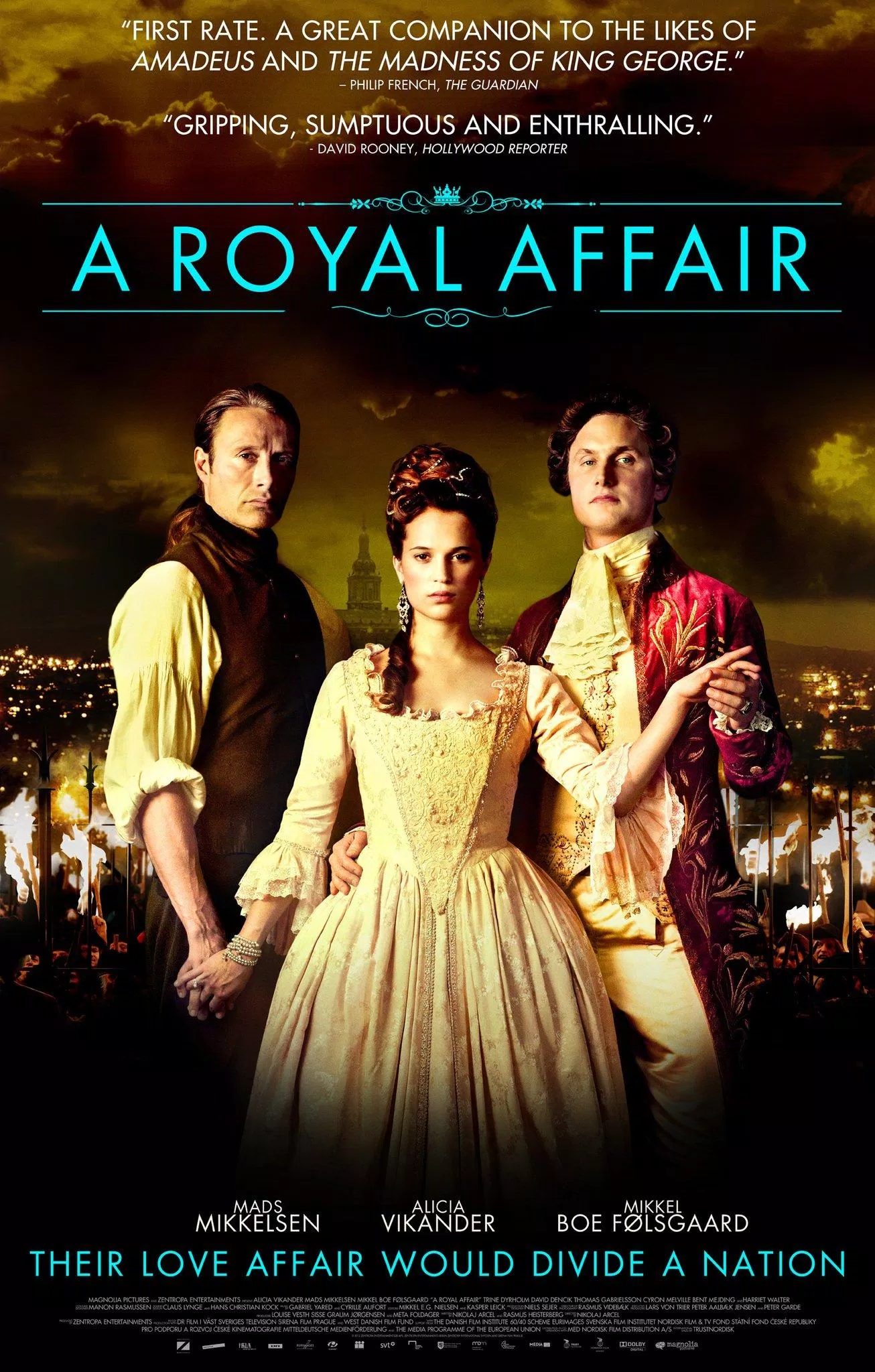 Poster phim A Royal Affair - Chuyện Tình Hoàng Gia. (Ảnh: Internet)