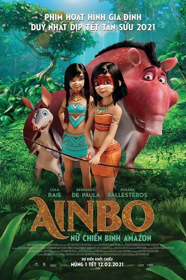 Poster phim Ainbo: Nữ Chiến BInh Amazon (Nguồn: Internet)