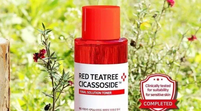 Red Tea Tree Oil của Some By Mi chứa tinh dầu tràm trà đỏ giúp kháng viêm, trị sưng viêm ( Nguồn: internet)