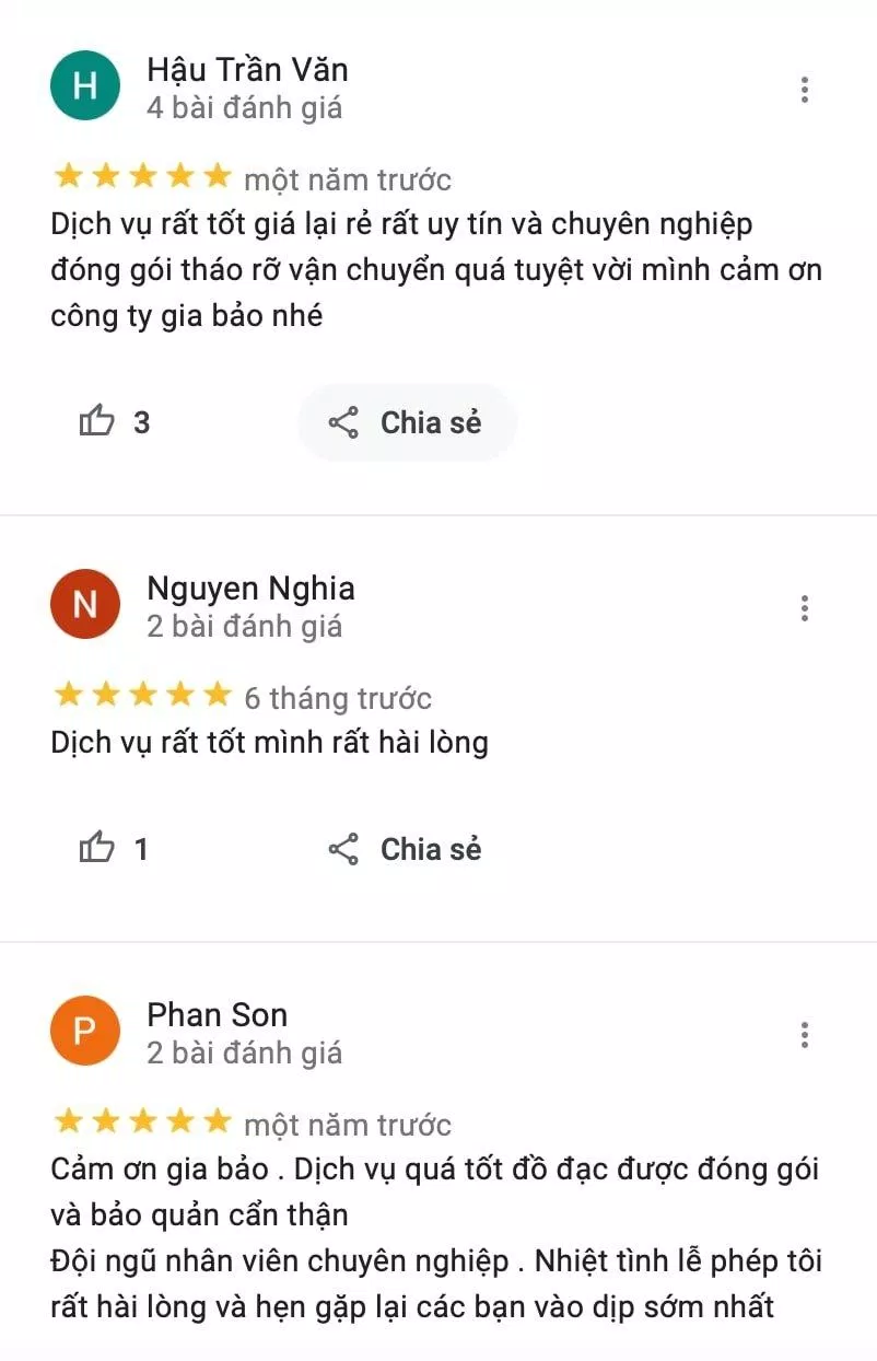 Review Chuyển nhà trọn gói giá rẻ - Taxi tải Gia Bảo (Ảnh BlogAnChoi)