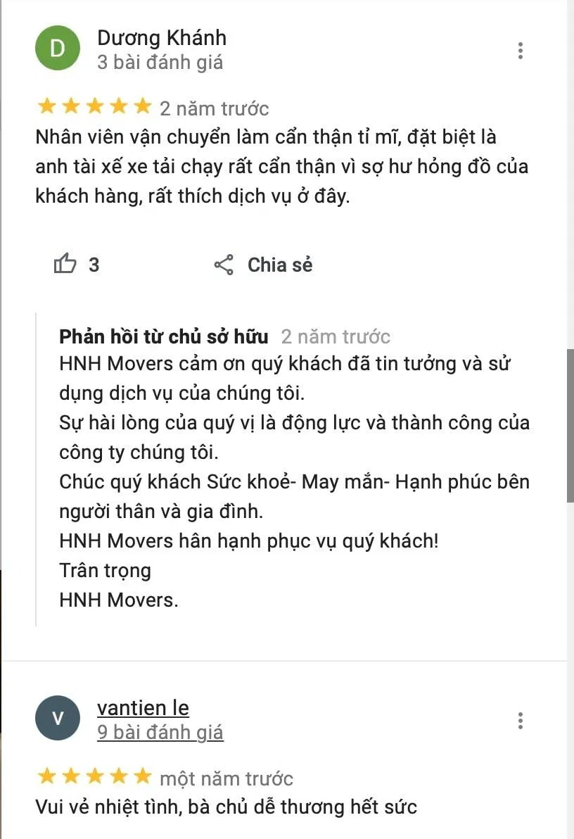 Review HNH Movers (Ảnh BlogAnChoi) Review HNH Movers (Ảnh BlogAnChoi)