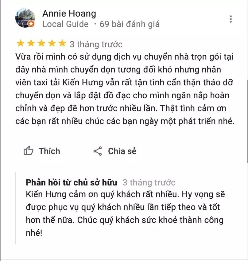 Review Dịch Vụ Chuyển Nhà Trọn Gói - Taxi Tải Kiến Hưng (Ảnh BlogAnChoi) Review Dịch Vụ Chuyển Nhà Trọn Gói - Taxi Tải Kiến Hưng (Ảnh BlogAnChoi)