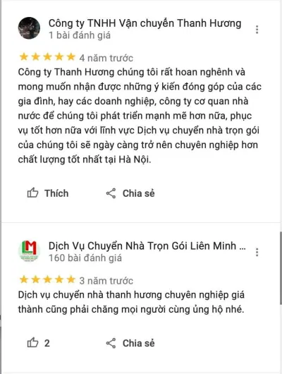 Review Công ty TNHH Vận chuyển Thanh Hương (Ảnh BlogAnChoi) Review Công ty TNHH Vận chuyển Thanh Hương (Ảnh BlogAnChoi)