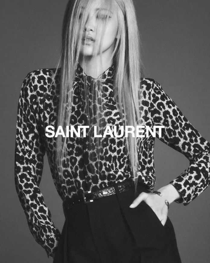 Saint Laurent đã chọn Rosé làm đại sứ toàn cầu của họ. (Ảnh: Internet)