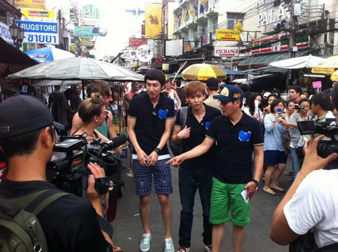 Tập ghi hình đầu tiên ở ngoài là Thái Lan với sự tham gia của nam ca sĩ Nichkhun . (Ảnh : Internet). Tập ghi hình đầu tiên ở ngoài là Thái Lan với sự tham gia của nam ca sĩ Nichkhun . (Ảnh : Internet).