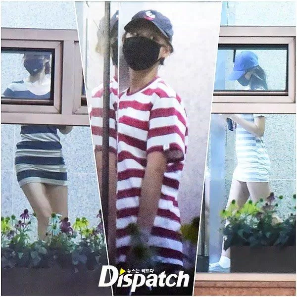 Hình ảnh Zico và Seolhyun do Dispatch bắt gặp (ảnh: Internet)