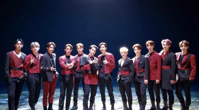 Sự xuất hiện của SEVENTEEN trên "FNS Music Festival" (Nguồn: Internet)