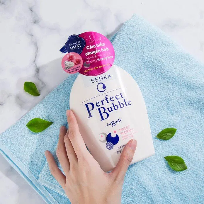 Sữa tắm Senka Perfect Bubble For Body Sweet Floral được nhiều người yêu thích và tin dùng (ảnh: internet)