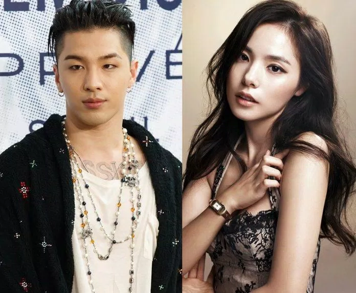 Min Hyo Rin và Taeyang (ảnh: Internet)