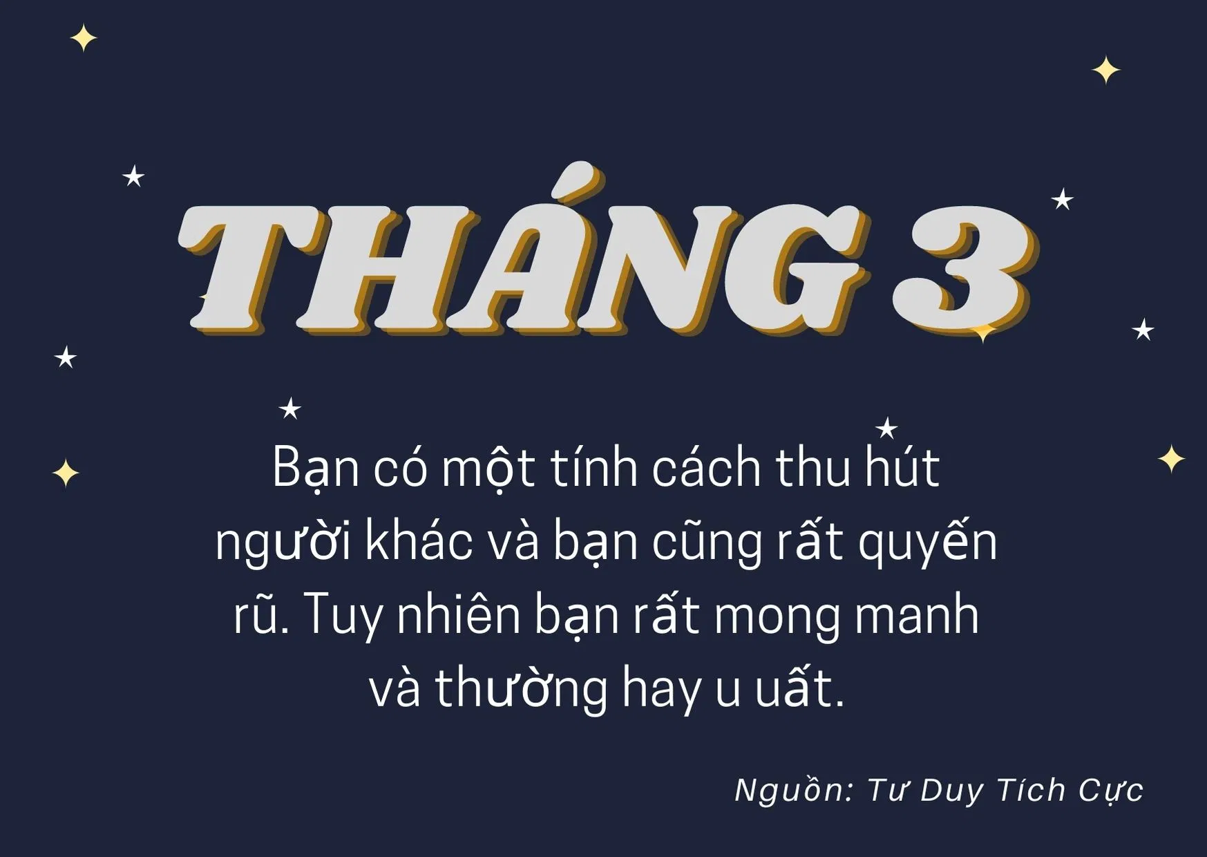 Tháng 3 (Ảnh Lavenmin)