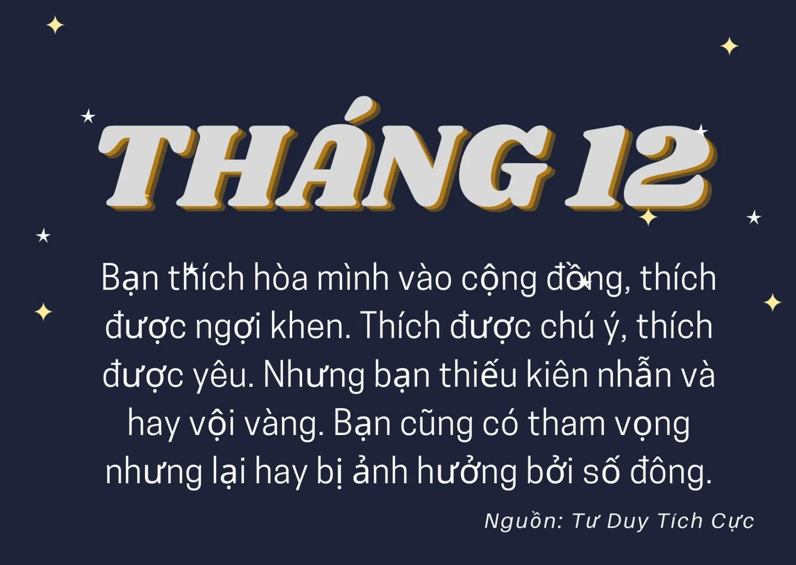 Tháng mười hai (Ảnh Lavenmin)