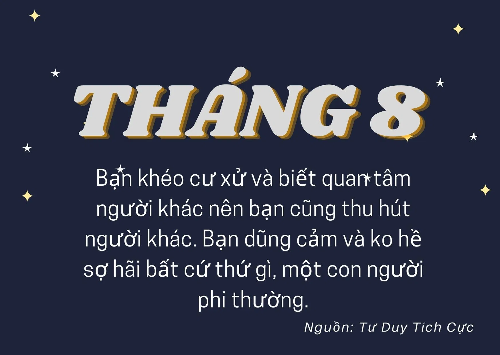Tháng 8 (Ảnh Lavenmin)