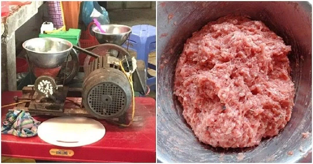 Đâu phải ai cũng có điều kiện tự xay thịt tại nhà đâu nhỉ (Ảnh: Internet). Đâu phải ai cũng có điều kiện tự xay thịt tại nhà đâu nhỉ (Ảnh: Internet).