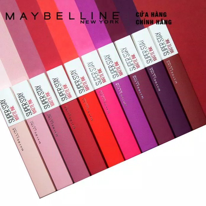 Bao bì thiết kế của son Maybelline New York Superstay Matte Ink City Edition Lipstick. (nguồn ảnh: Internet)
