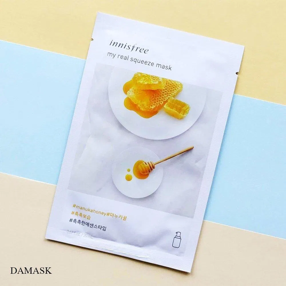 Mặt nạ Innisfree My Real Squeeze Mask Manuka Honey (Nguồn: Internet).