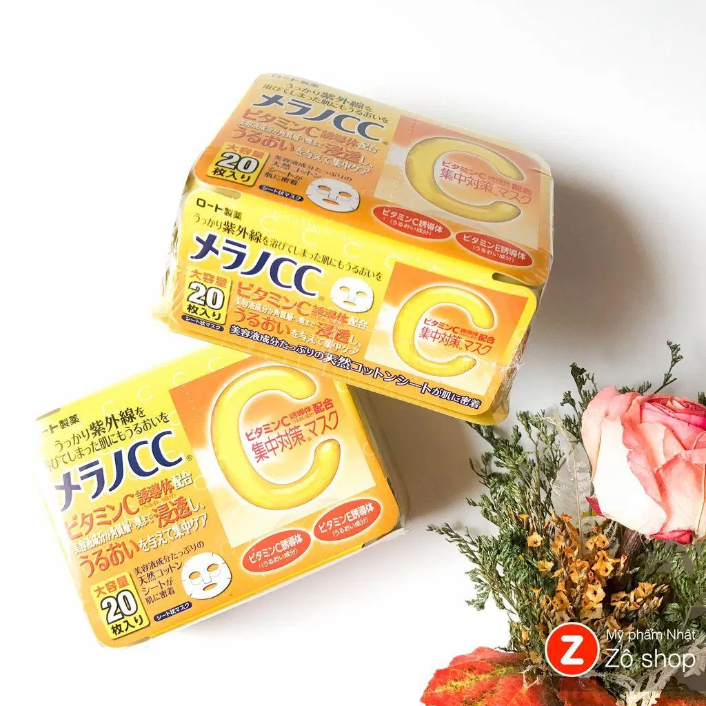 Mặt nạ Melano CC Whitening Mask (Nguồn: Internet).