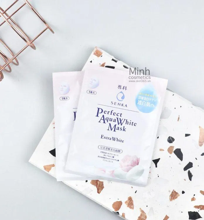 Mặt nạ Senka Perfect Aqua Extra White Mask (Nguồn: Internet).