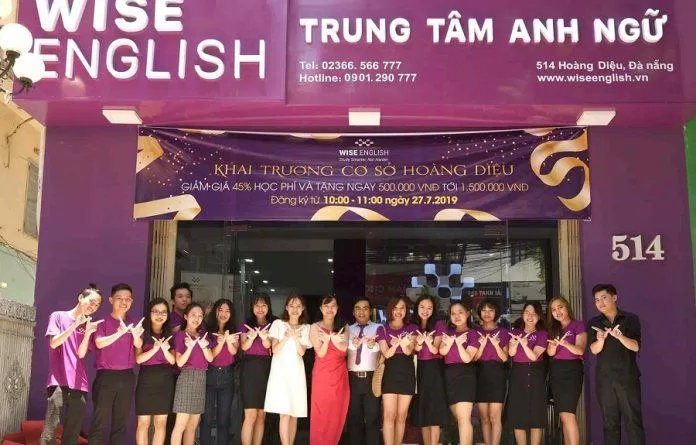 Trung tâm tiếng Anh Wise English (ảnh: internet)