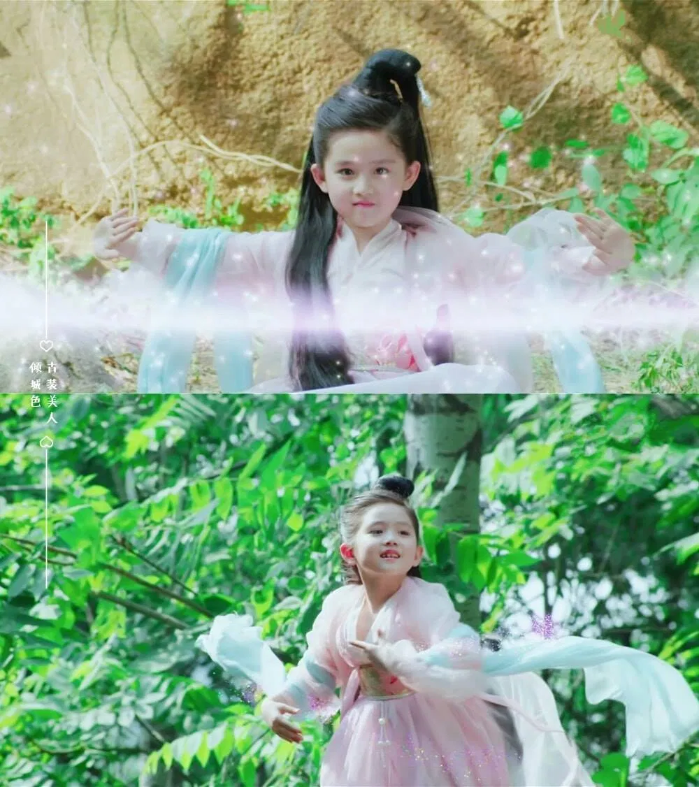 Vương Đình Văn vào vai Hà Tiên cô nhí. (Nguồn: Internet) Vương Đình Văn vào vai Hà Tiên cô nhí. (Nguồn: Internet)